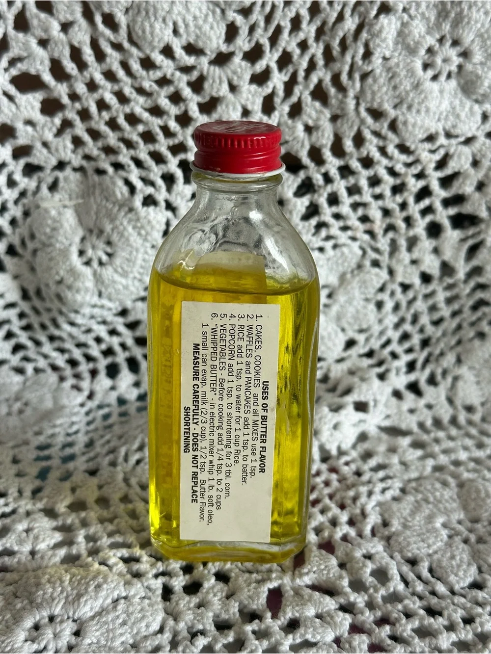 Vintage Adams Extract Imitation Butter Flavoring,  kitchen prop, collectible